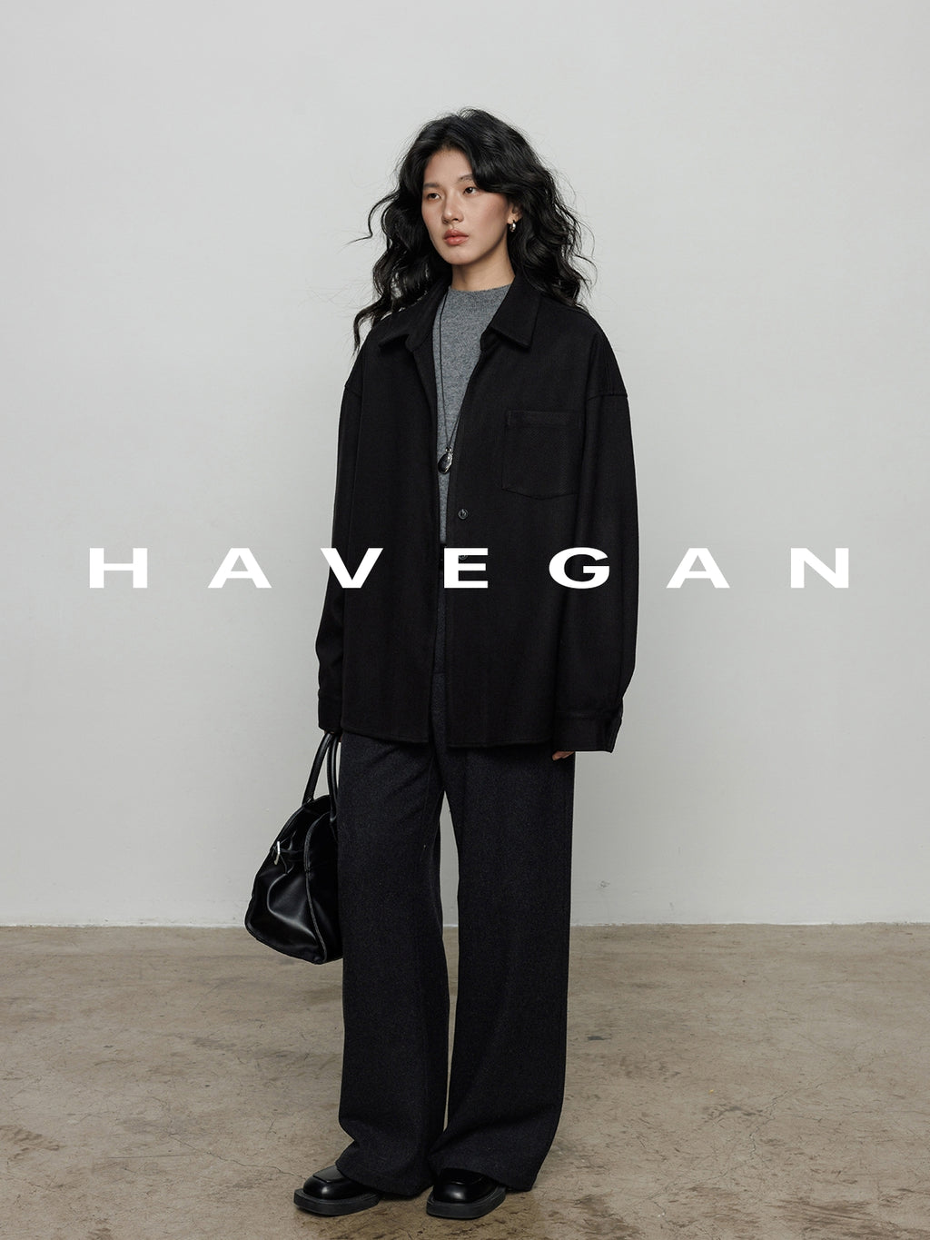 燈芯絨長袖襯衫_BDHL7970