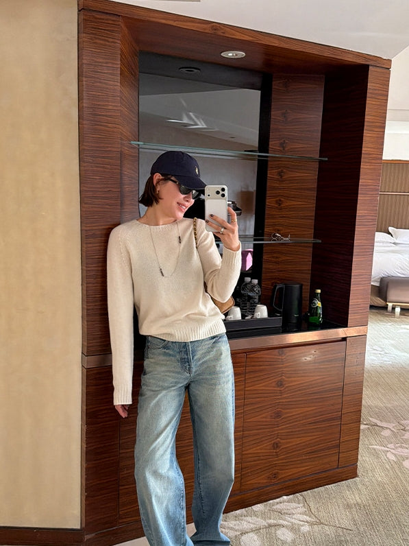 Lazy Seamless Knit Tops_BDHL8125