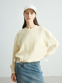 Relaxed Letter Sweat Tops_BDHL6937