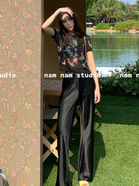 Draped Floor-Length Pants_BDHL7442