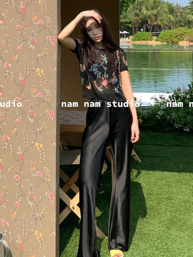Draped Floor-Length Pants_BDHL7442