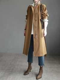 Mid-Length Windbreaker Coat_BDHL6878