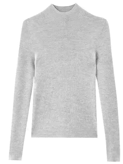 Seamless Half Turtleneck Tops_BDHL6623