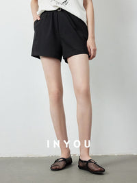 A-Line Slim Wide Shorts_BDHL6146