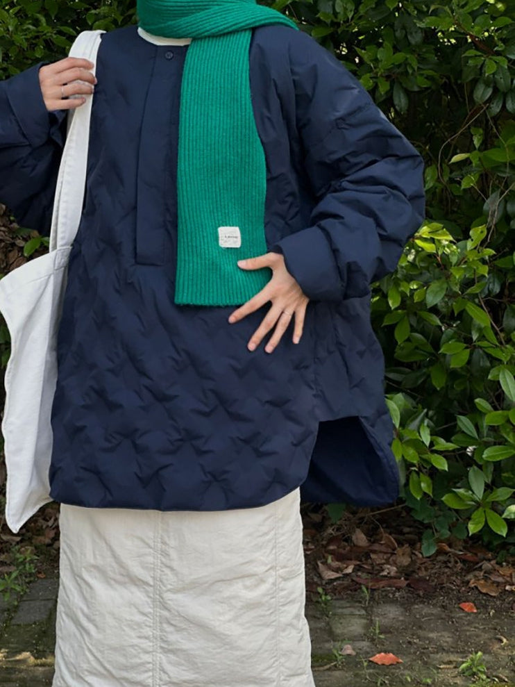 圓領套頭羽絨外套_BDHL8134