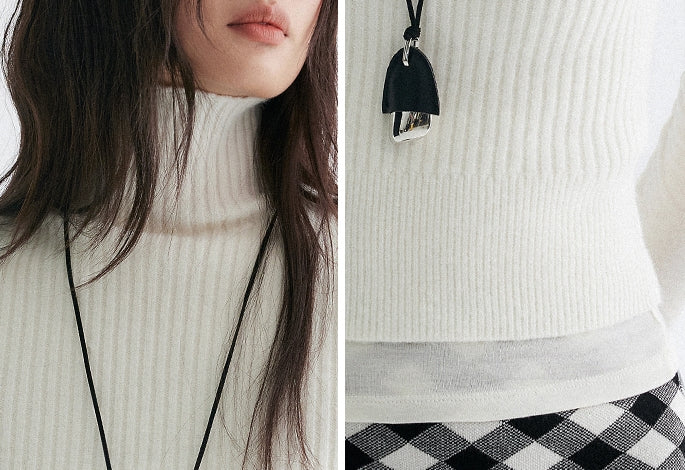 高領短針織上衣_BDHL7948