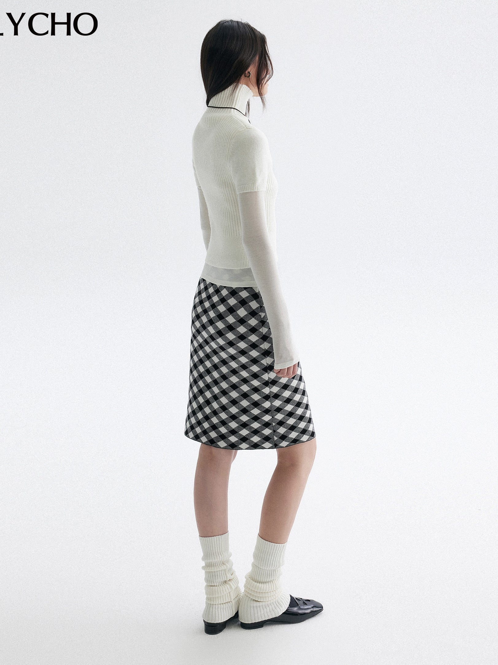 高領短針織上衣_BDHL7948