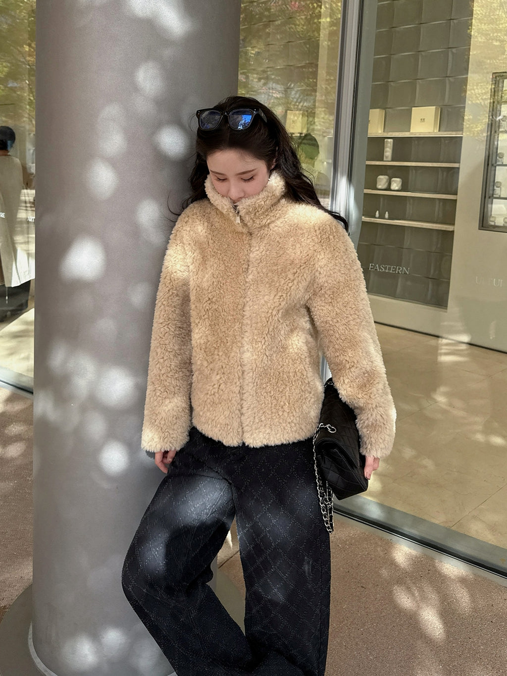 蓬鬆拉鍊外套_BDHL8088