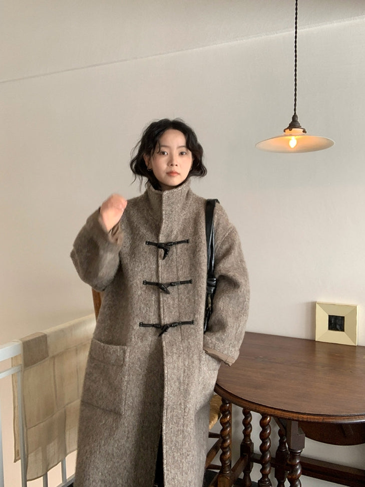 Stand Collar Duffle Coat_BDHL8164