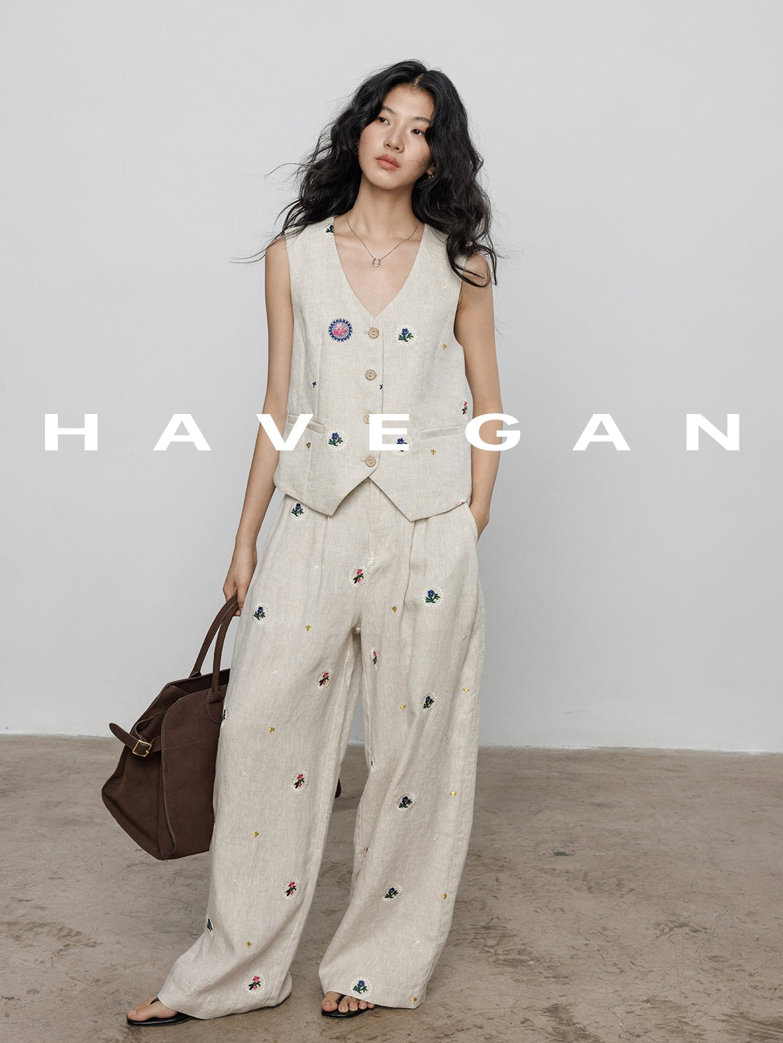 Embroidered Design Vest Or Pants_BDHL7606
