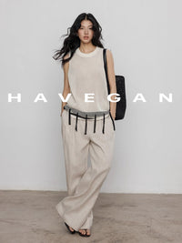 High-Waisted Mopping Pants_BDHL7369