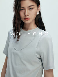 Two-Piece Short-Sleeved T-Shirt_BDHL7387