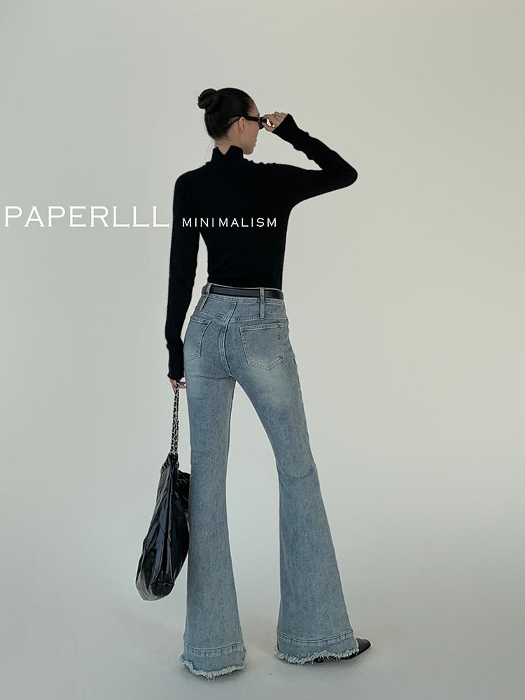 High-Neck Slim Knit Tops_BDHL8021