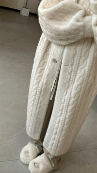 Winter twist cardigan coat_BDHL5353