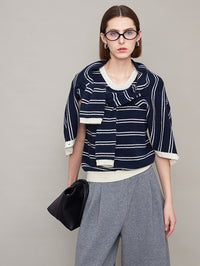 Striped Vest Or Cardigan_BDHL6612