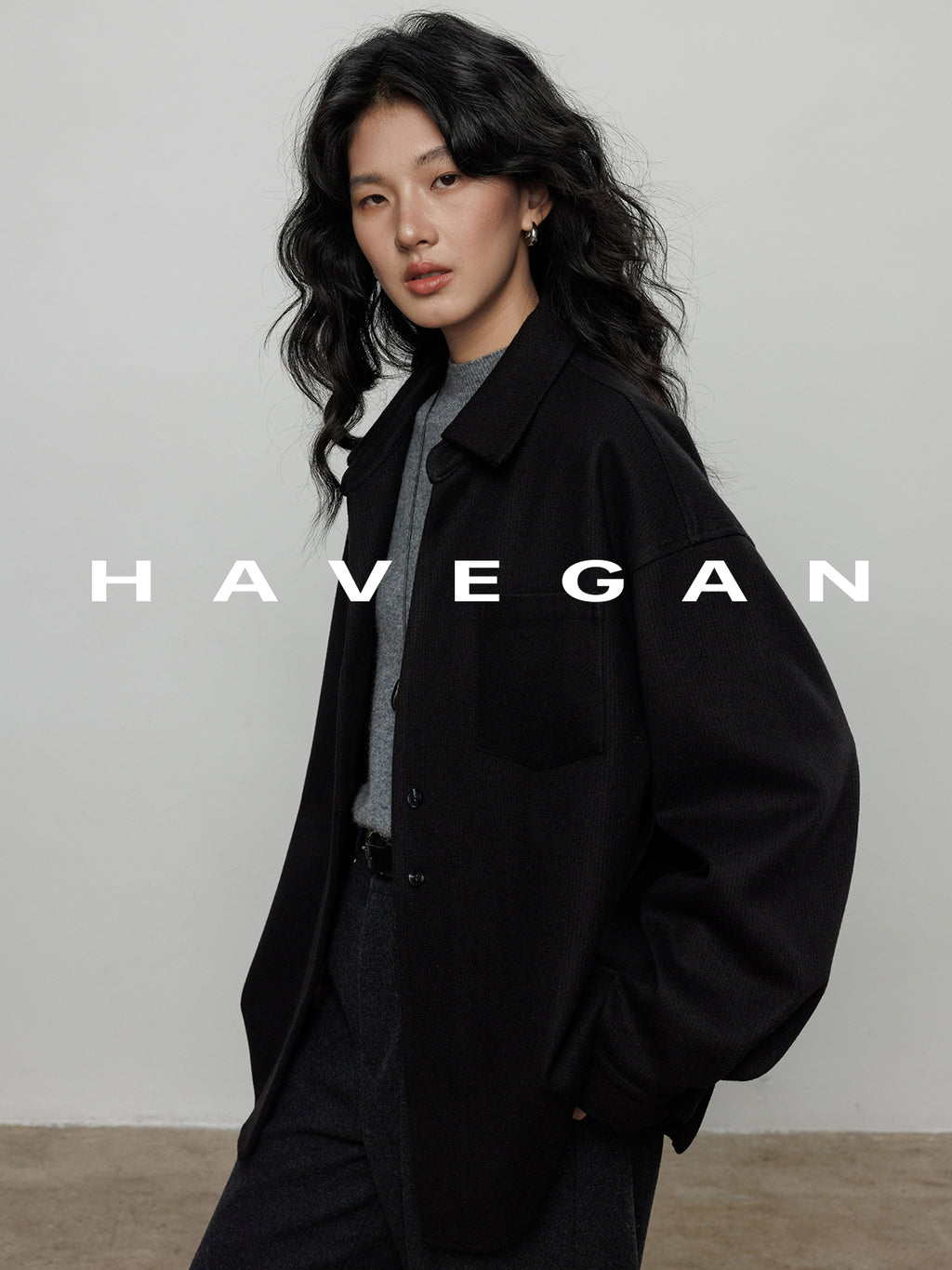 燈芯絨長袖襯衫_BDHL7970