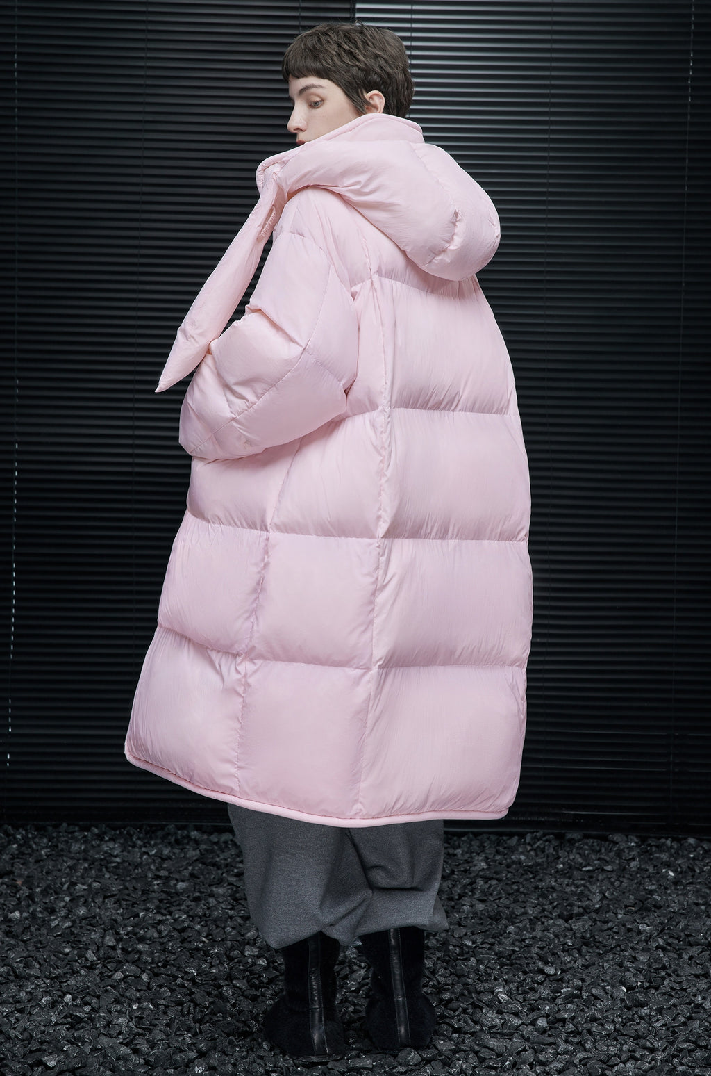 中長連帽羽絨外套_BDHL8072