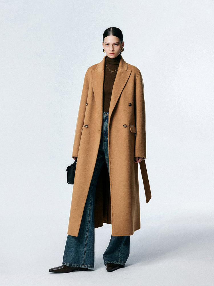 Double-sided minimalist style coat_BDHL5378