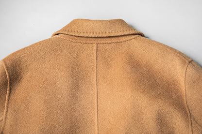 Double-sided minimalist style coat_BDHL5378