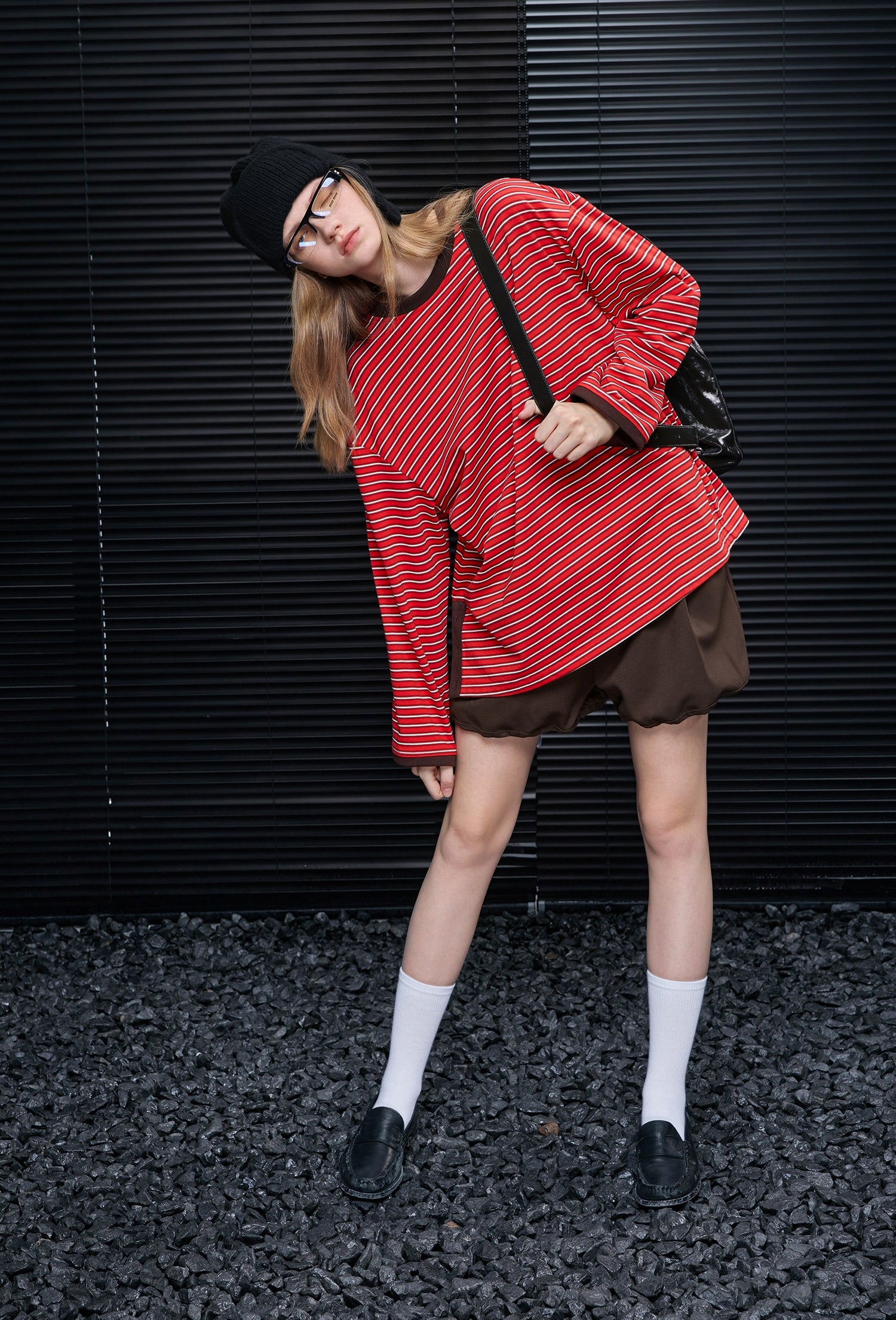 Striped Long-Sleeved T-Shirt_BDHL8173