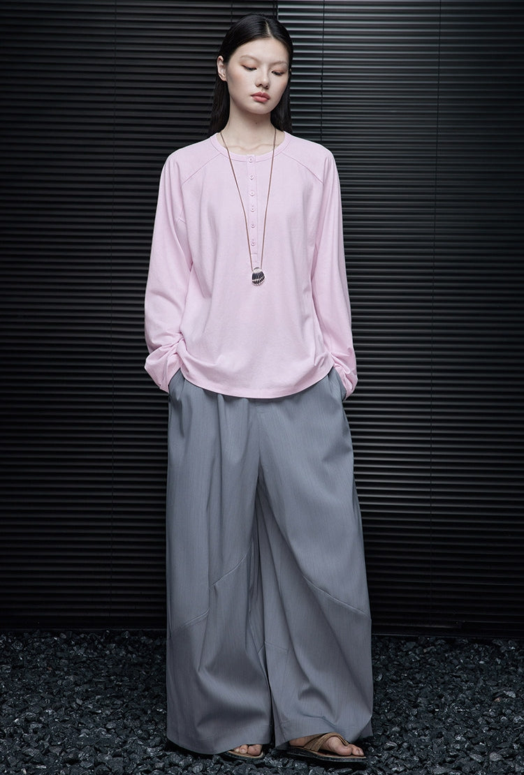 亨利領寬鬆上衣_BDHL8076