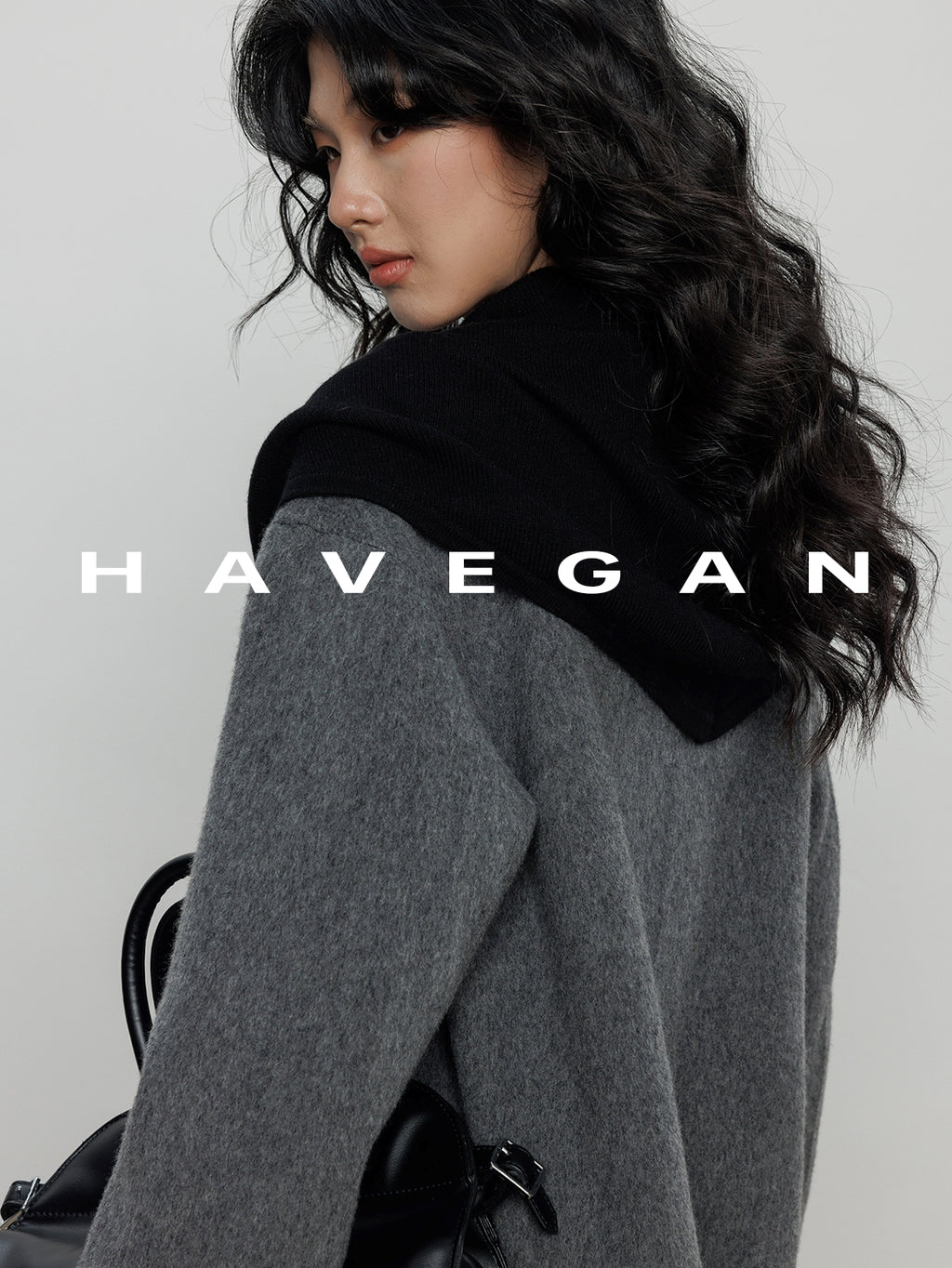 無領披肩大衣_BDHL7889