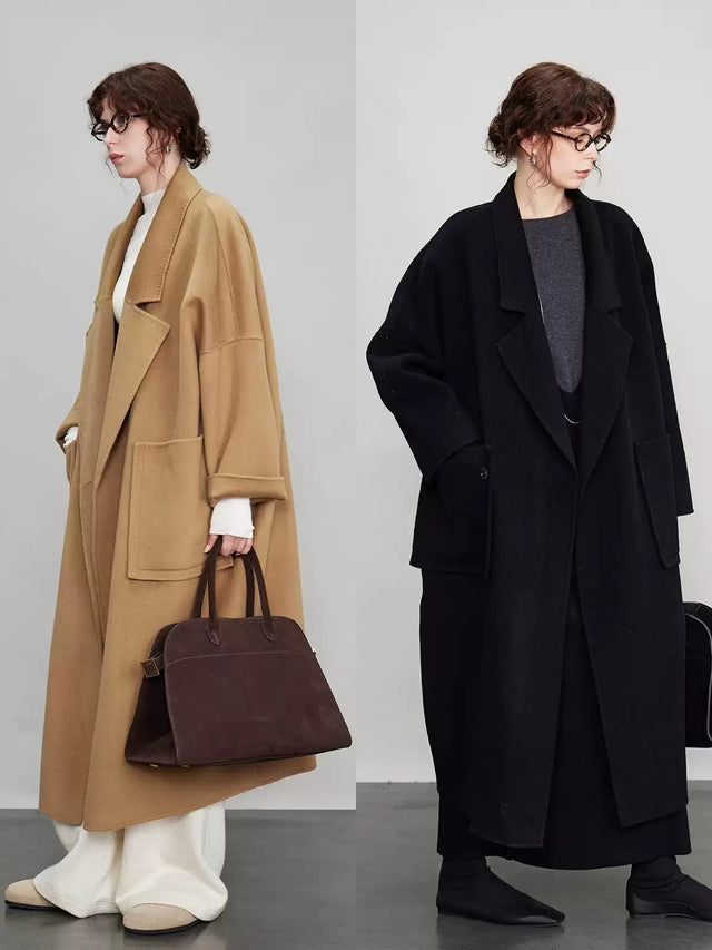 Large Pockets Lazy Long Coat_BDHL6704