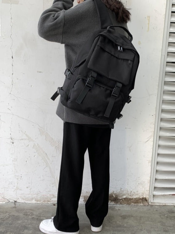 Large Capacity Black Backpack_BDHL6218