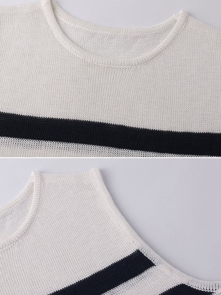 Round Neck Sleeveless Tops_BDHL7233