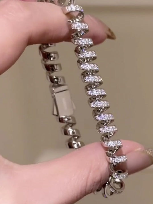 閃亮捲曲繩手鍊_BDHL8054