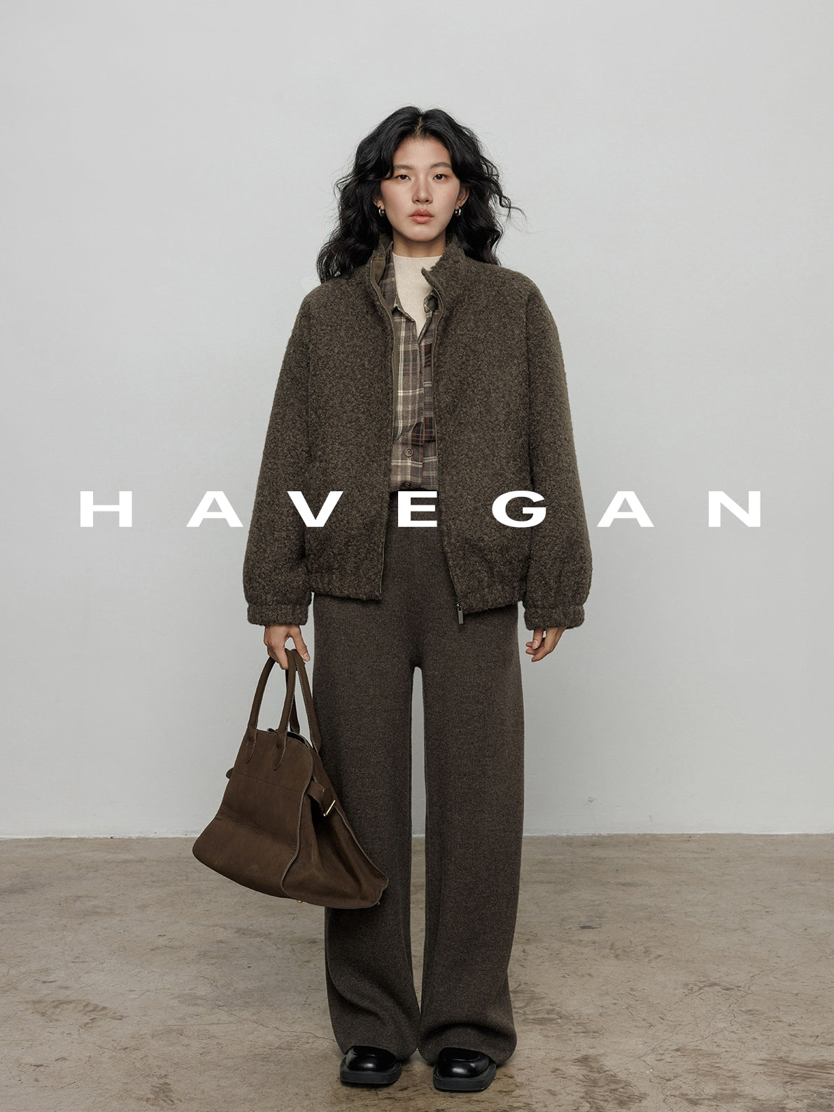 高腰磨毛運動褲_BDHL7964