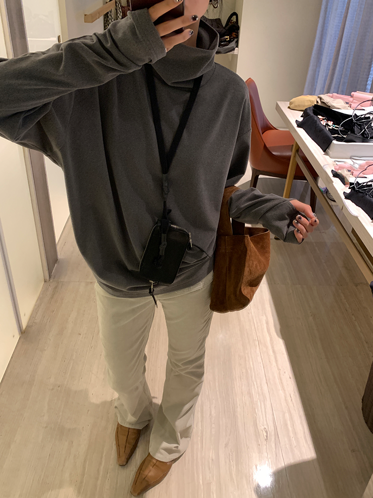 高領瓶頸襯衫_BDHL6803