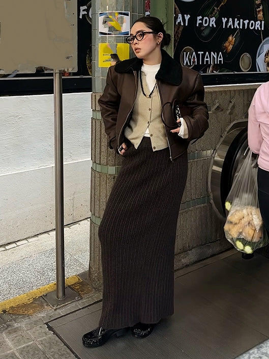 仿兩件式針織上衣_BDHL6817