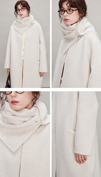 Scarf Straight Silhouette Coat_BDHL6673