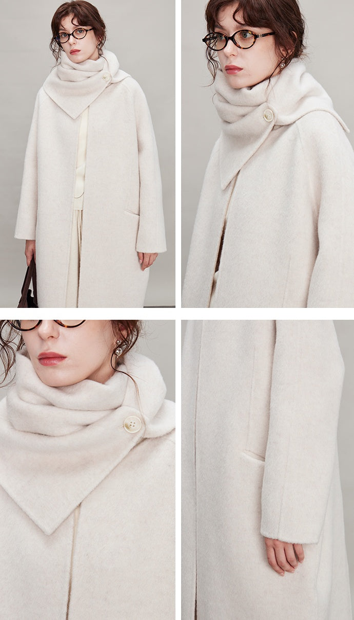 Scarf Straight Silhouette Coat_BDHL6673