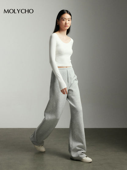 High Waist Wide Leg Pants_BDHL5815 - HELROUS