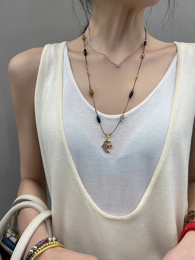 Two-Piece Style Sleeveless Tops_BDHL7408