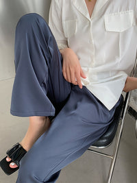 Silky Pants Or Long-Length Pants_BDHL6776