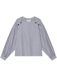 Drop-Shoulder Button Shirt_BDHL6473