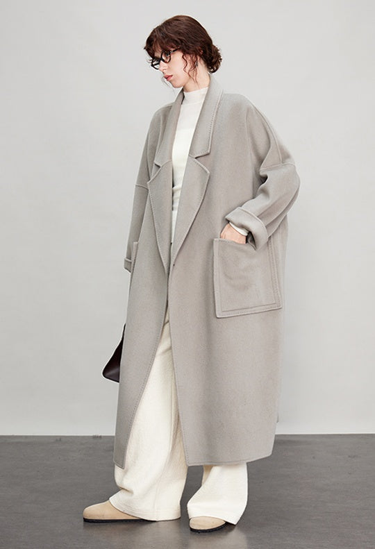 Large Pockets Lazy Long Coat_BDHL6704