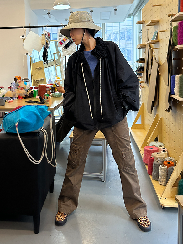 String Collar Short Length Jacket_BDHL7251