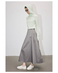 A-line Umbrella Skirt_BDHL4718