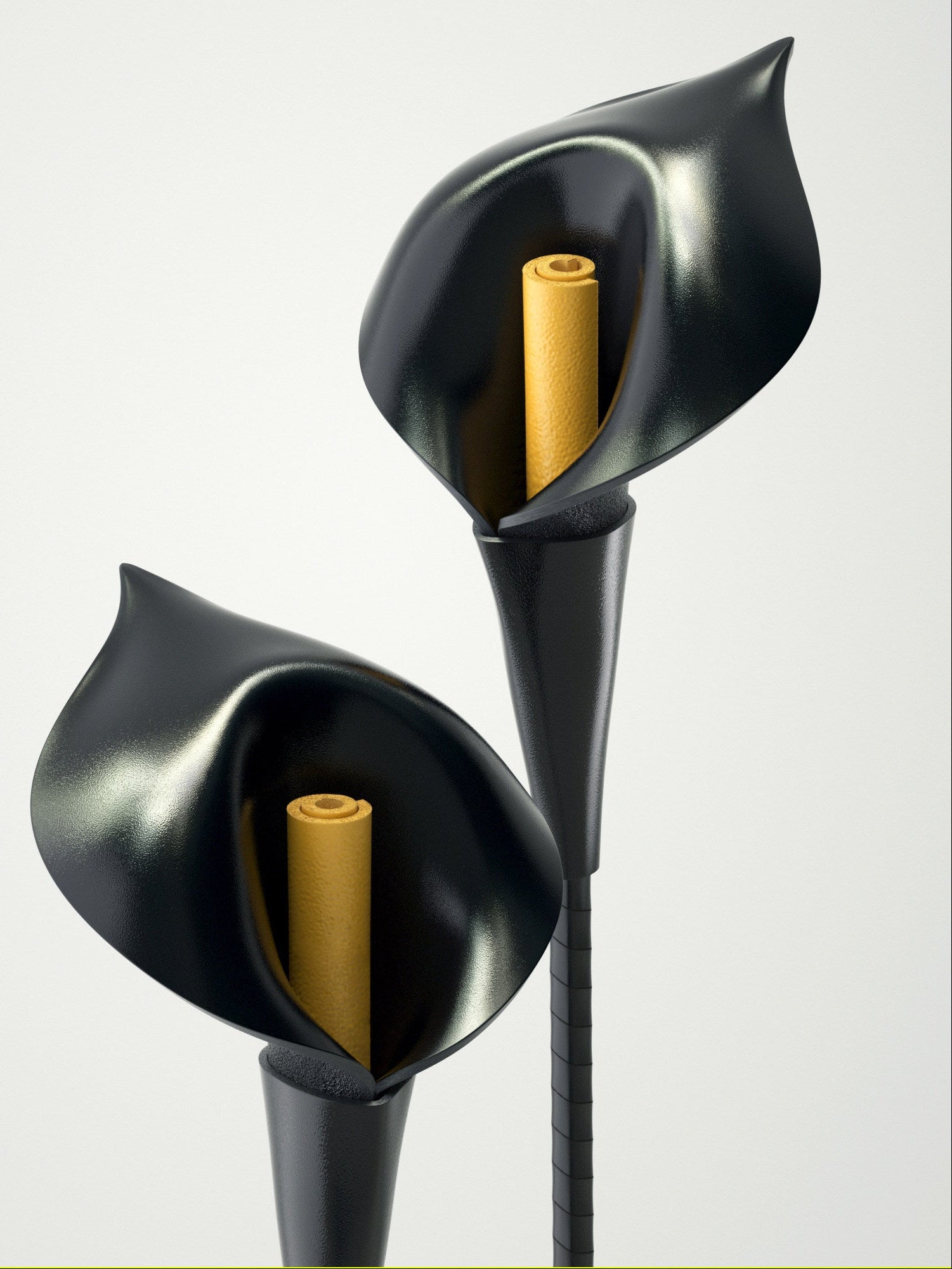 Calla Lily Leather Bag Charm_BDHL8430