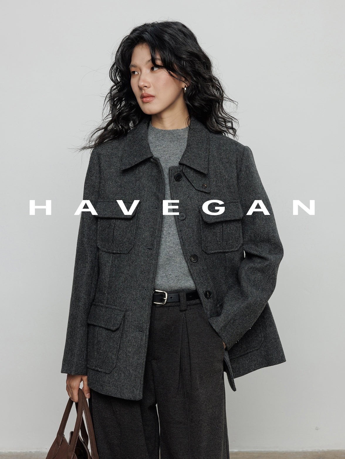 翻領中長版大衣_BDHL7888