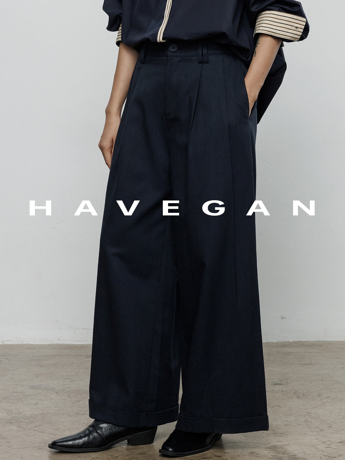 寬腿直筒褲_BDHL7891