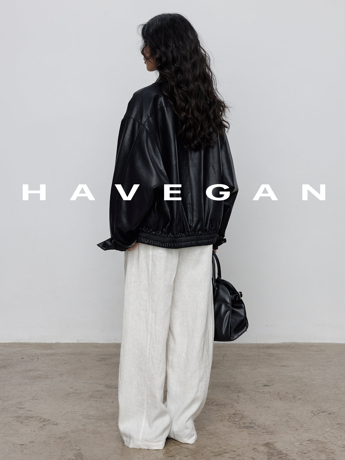 Long-Sleeved Leather Jacket_BDHL7709