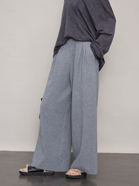 Velvet Thick Wide Draped Pants_BDHL6609