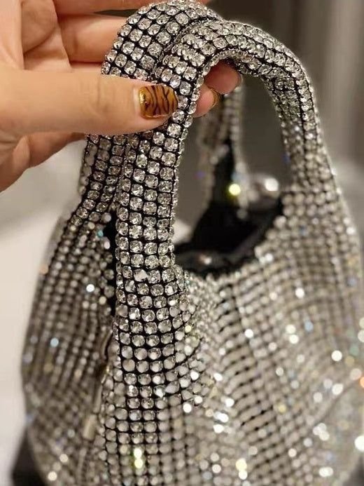 Rhinestone Bucket Bag_BDHL6301