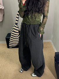 Drawstring Wide-Leg Pants_BDHL7274