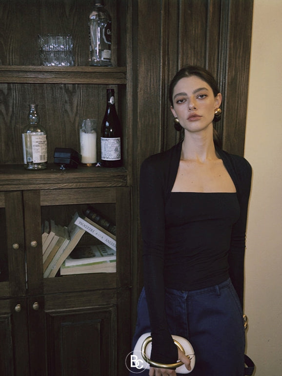 方領修身上衣_BDHL8056